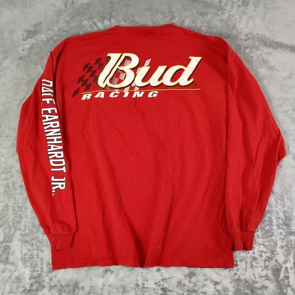 VTG Competitors View Dale Earnhardt Bud Racing streetwear long sleeve mens M - Picture 2 of 8